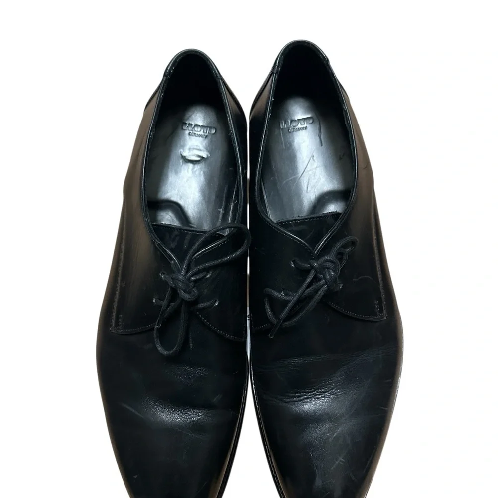 Lloyd of Germany Classic men Black Leather Oxfords shoes, size 11